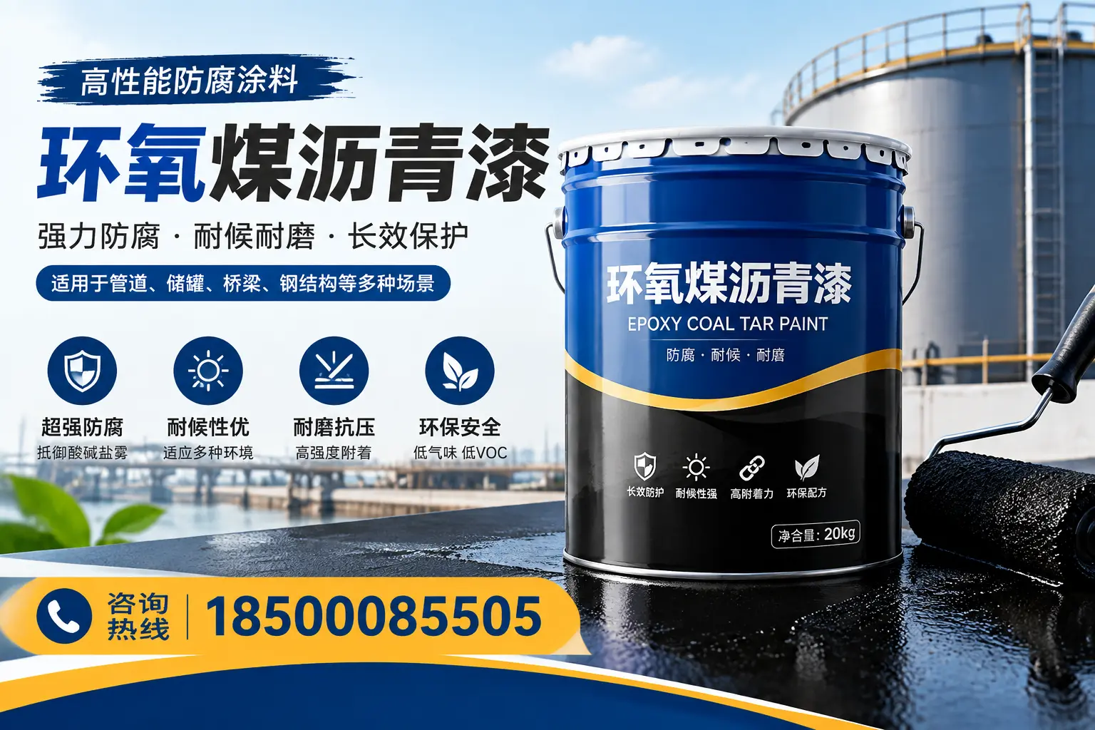 环氧煤沥青漆的施工步骤详解,乌鲁木齐装修必备知识
